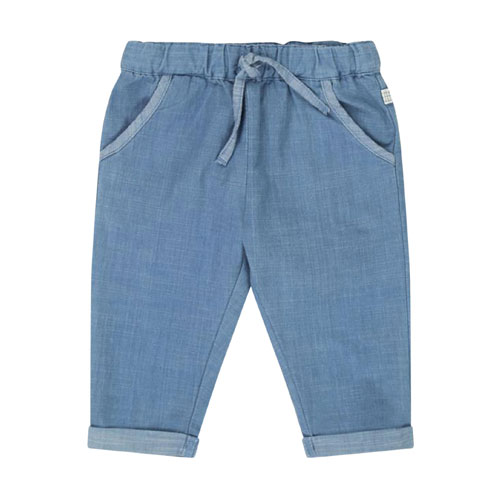 Pantalon chambray denim