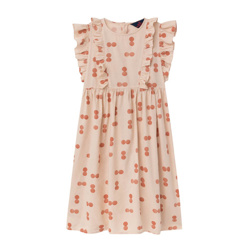 Robe volants otter rose