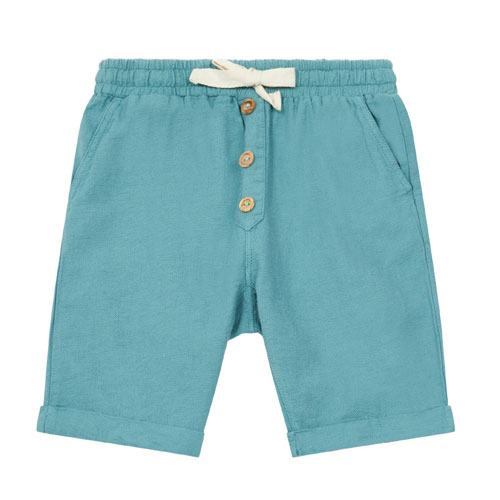 Short Simon bleu vert