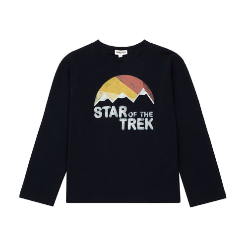 T-shirt star du trek bleu nuit