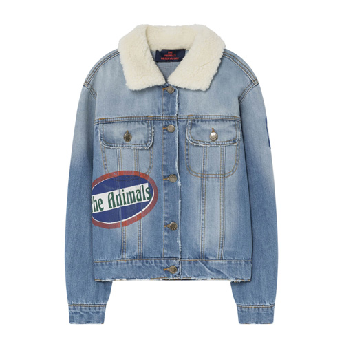 Veste denim foal bleu