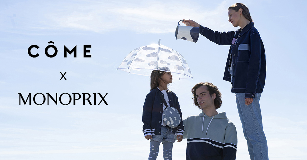 collaboration Monoprix X Côme Éditions