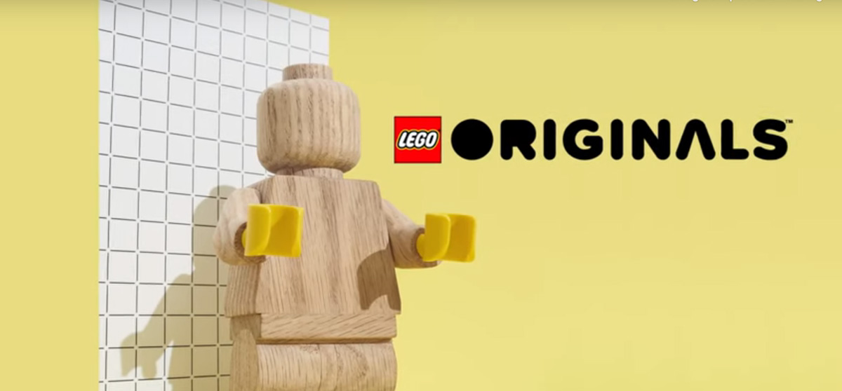 Wooden Minifigure LEGO Originals en bois