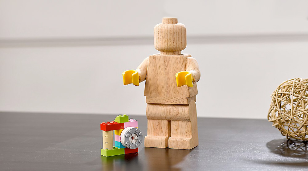 Wooden Minifigure LEGO Originals en bois