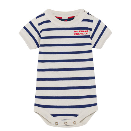 Body jersey rayé Chimpazee marine