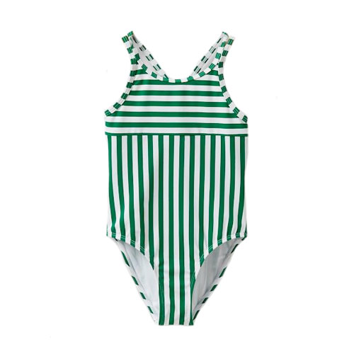 Maillot de bain rayé 1 pièce