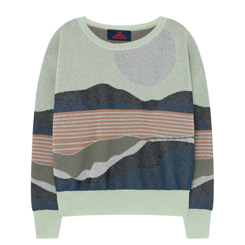 Pull Sunrise vert d’eau