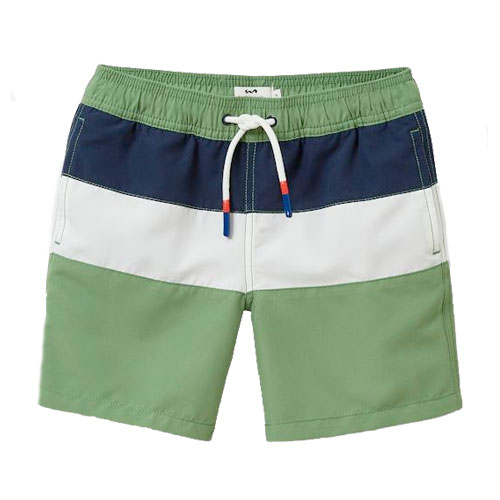 Short de bain colorblock