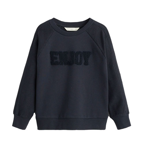 Sweat-shirt combiné message