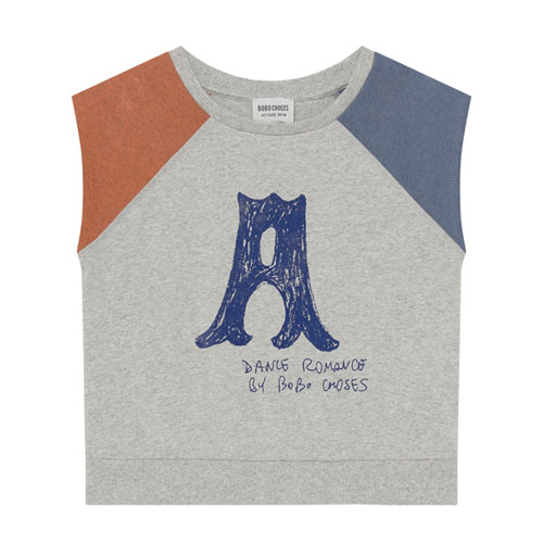 T-shirt coton bio gris chiné