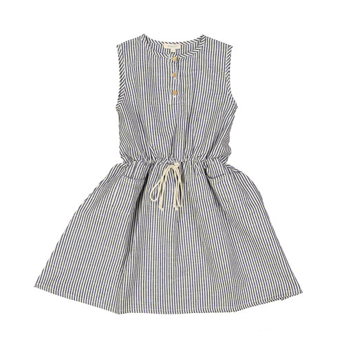 Robe Coton et Lin Thelma Bleu