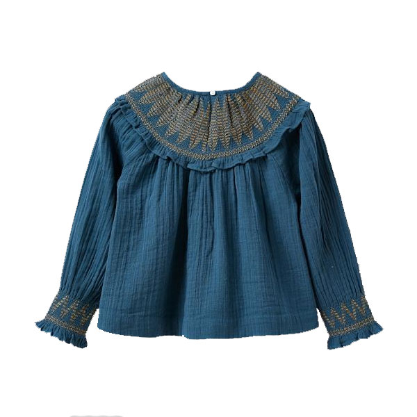 Blouse à smocks