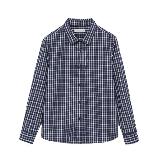 Chemise regular-fit à carreaux en coton