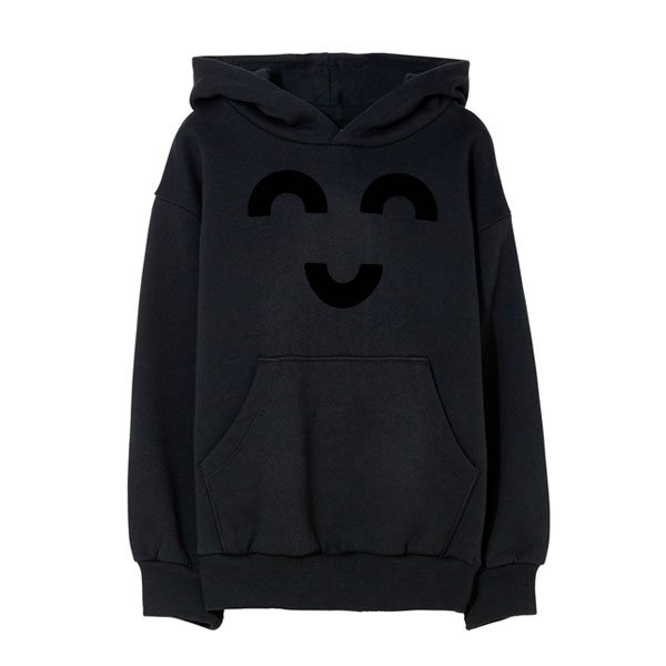 Hoodie Macaroni Horst noir