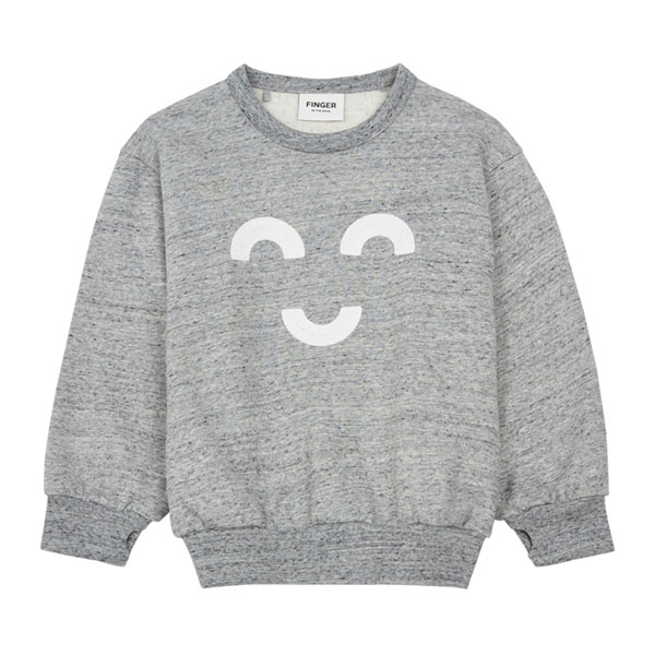 Sweat Macaroni Wind gris