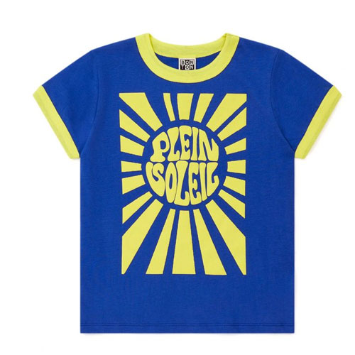 T-shirt Soleil bleu