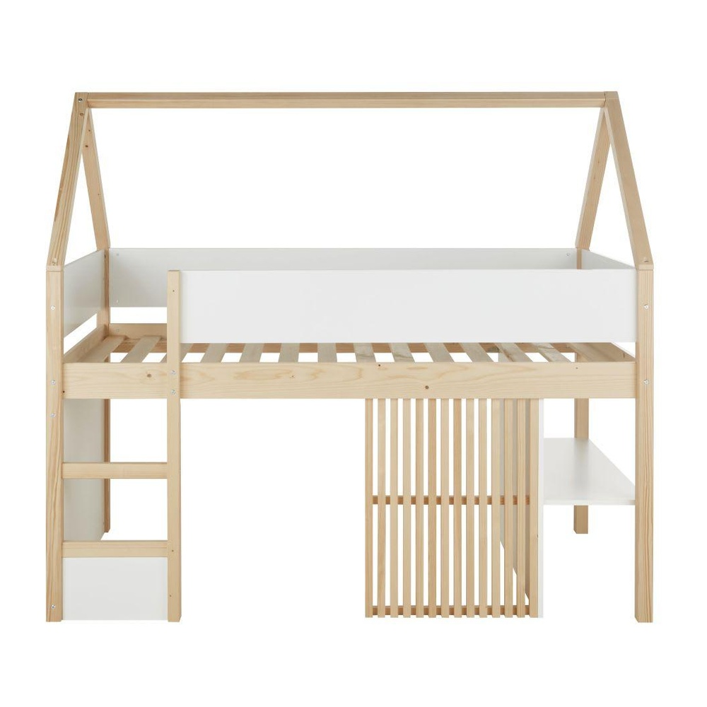 Lit cabane surelevé