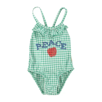 Maillot de Bain à Carreaux Peace