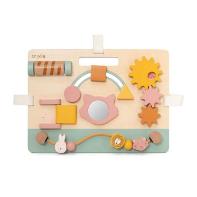 Panneau d'Activités en Bois Mrs Cat