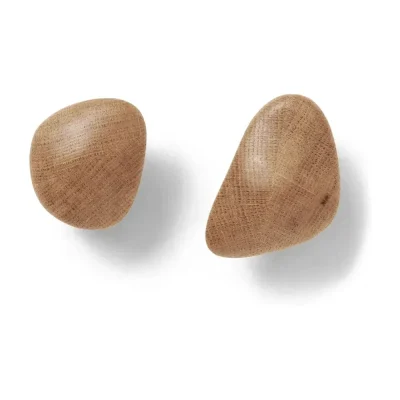 Patères en bois Cairn Set de 2