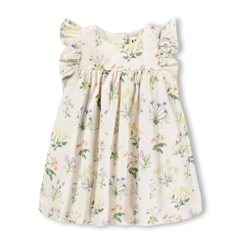 Robe Volants Cacao Fleurie