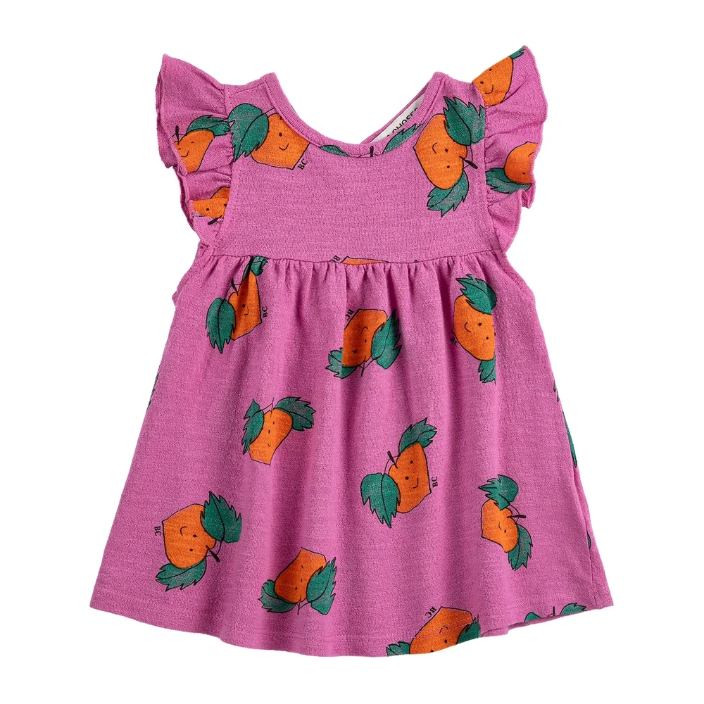 Robe Volants Oranges